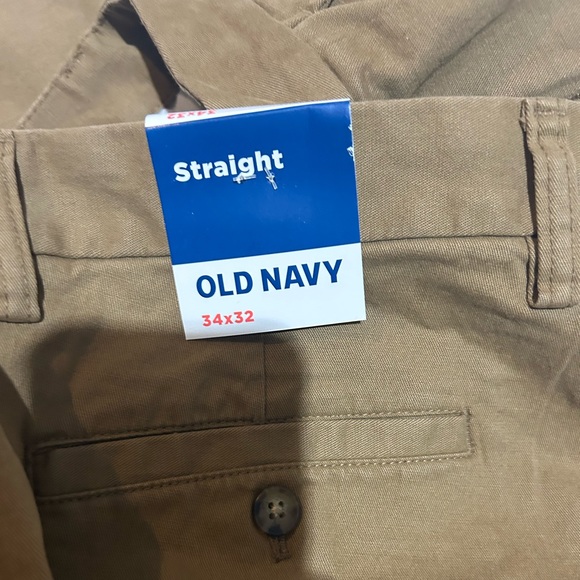 Old navy khakis, flat front men’s size 34x32 - Picture 5 of 5